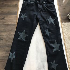 Black Denim Star Jeans KUT from the cloth